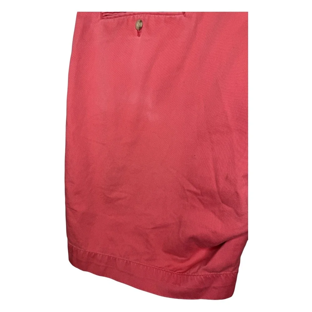 Polo Ralph Lauren Prospect Shorts Men 42 Coral Pink Salmon Cotton Chino 9 Inseam